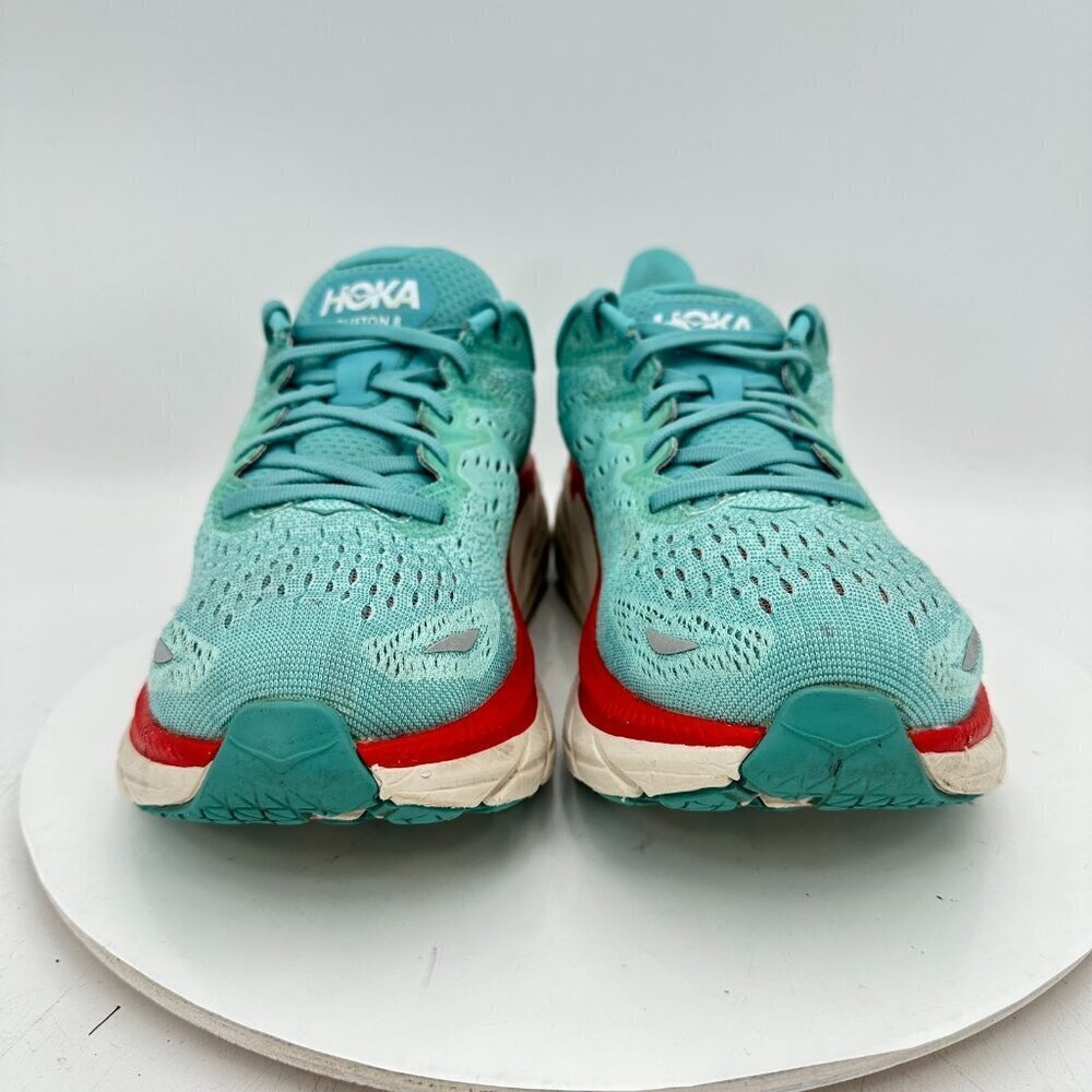 Hoka One One Clifton 8 Women Size 10B 1119394-AEBL Aquarelle Eggshell Blue Mesh - Picture 2 of 11
